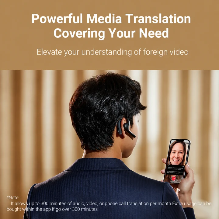 W4 Pro media translation during a video call